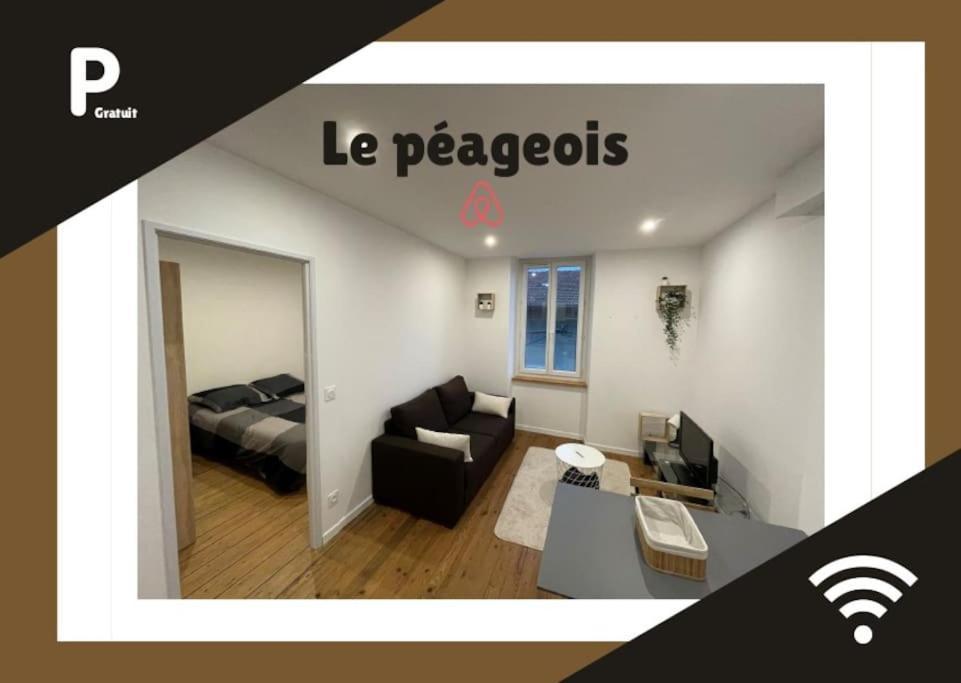 Le Peageois : Appartement Lumineux Et Calme Bourg-de-Péage Exteriör bild